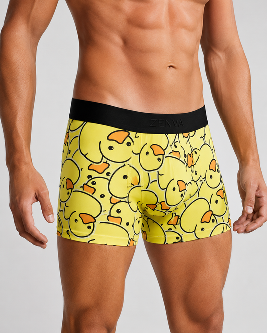 Menās Fun Printed Boxer Briefs ā Pack of 3 | Soft Stretch Trunks | Premium Everyday Underwear for Men