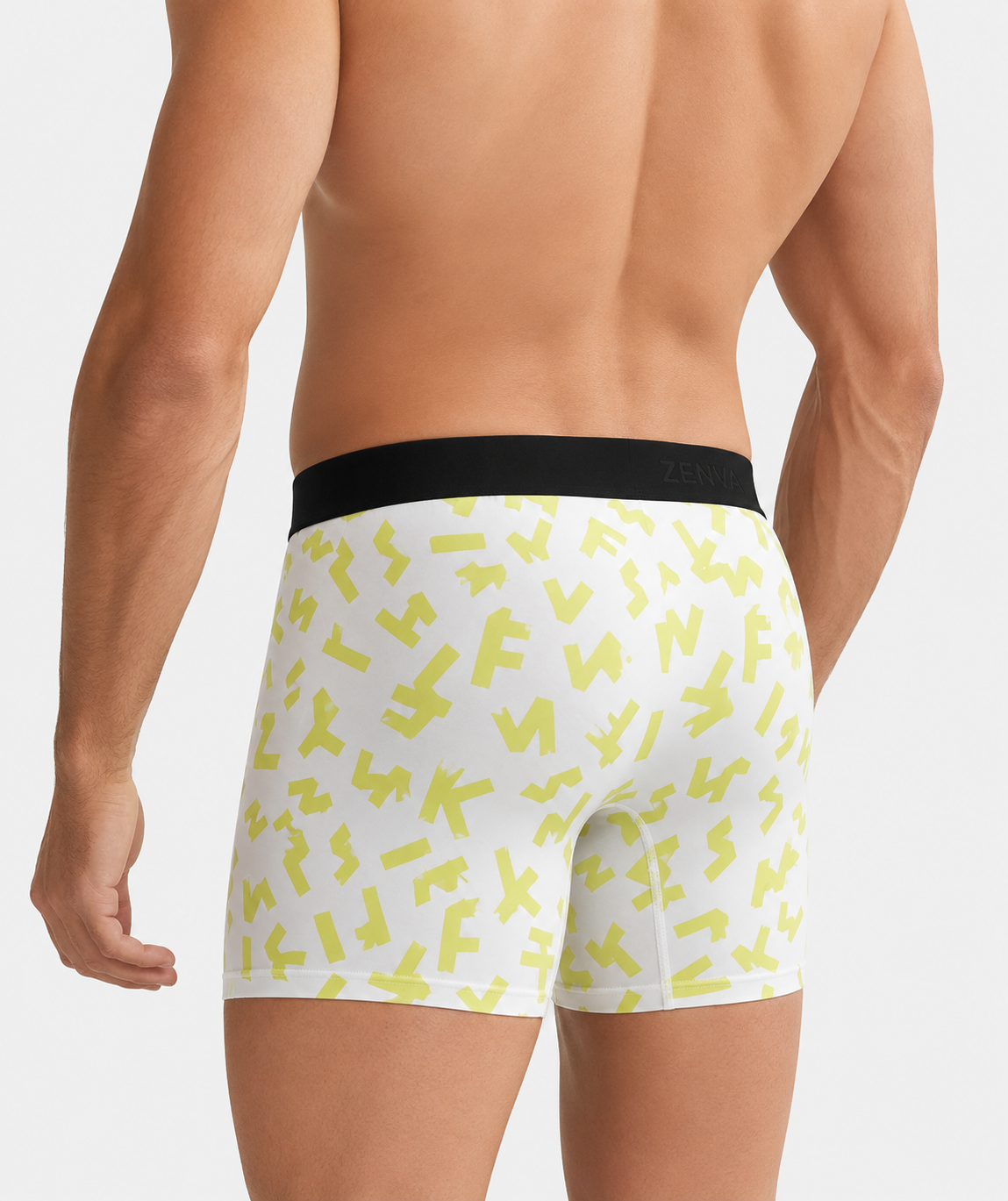 Men’s Abstract Print Boxer Briefs – Pack of 3 | Soft Stretch Trunks | Premium Everyday Underwear for Men