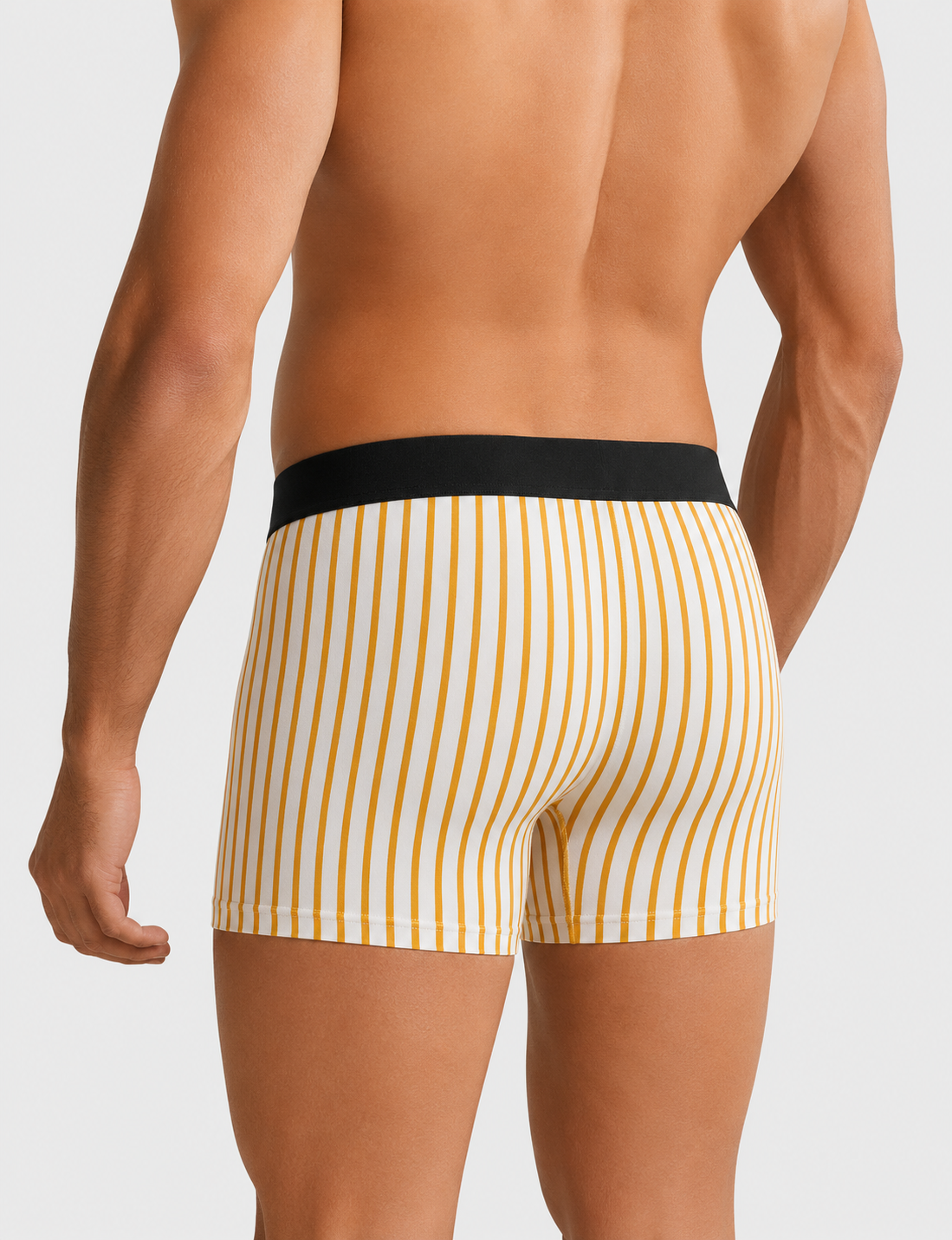 Men’s Striped Boxer Briefs – Pack of 3 | Soft Stretch Trunks | Premium Everyday Underwear for Men