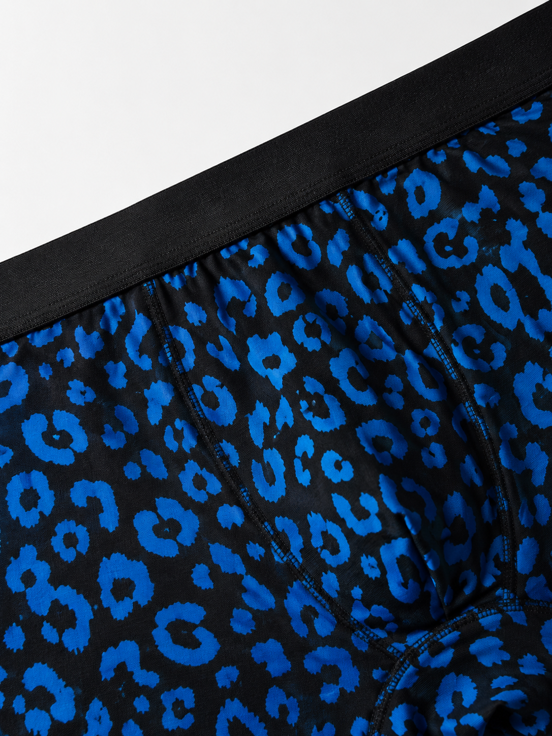 Men’s Leopard Print Boxer Briefs – Pack of 3 | Soft Stretch Trunks | Premium Everyday Underwear for Men