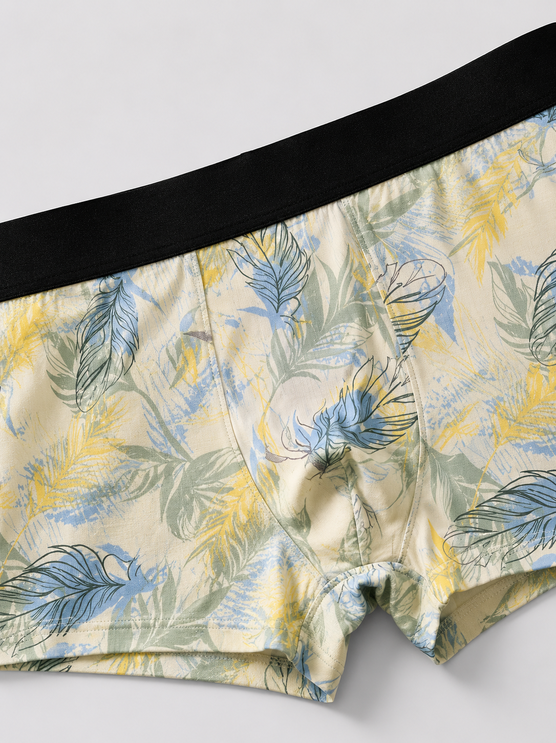 Men’s Floral Printed Boxer Briefs – Pack of 3 | Soft Stretch Trunks | Premium Everyday Underwear for Men