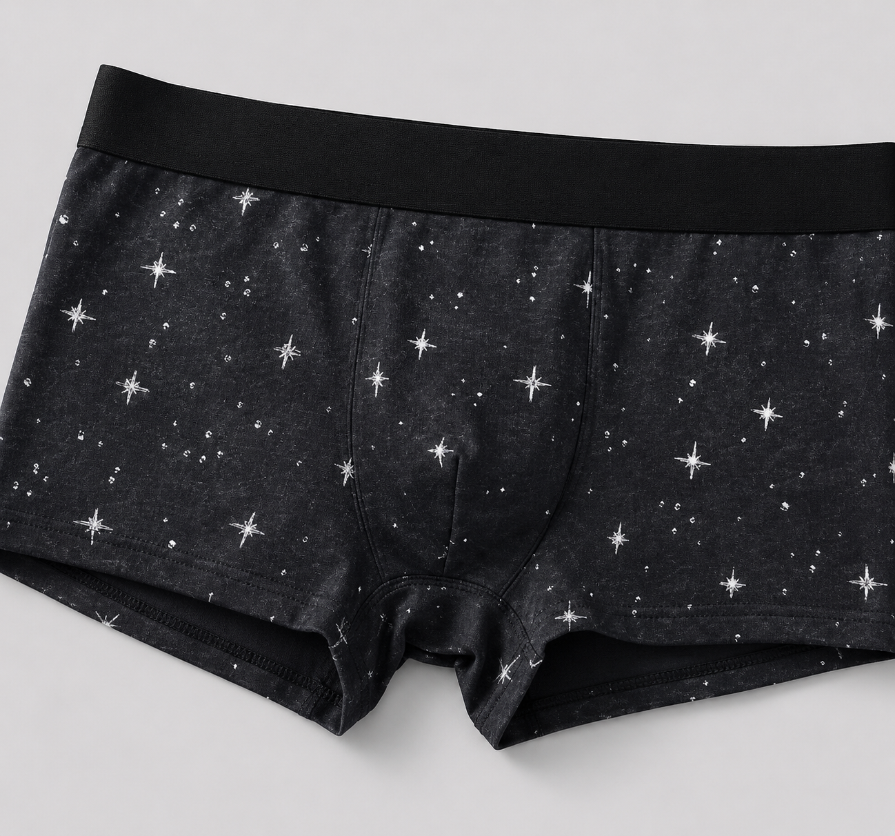 ZENVA Midnight Galaxy Print Boxer Briefs for Men | Ultra-Soft Stretch | Breathable Everyday Comfort (PACK OF 3)