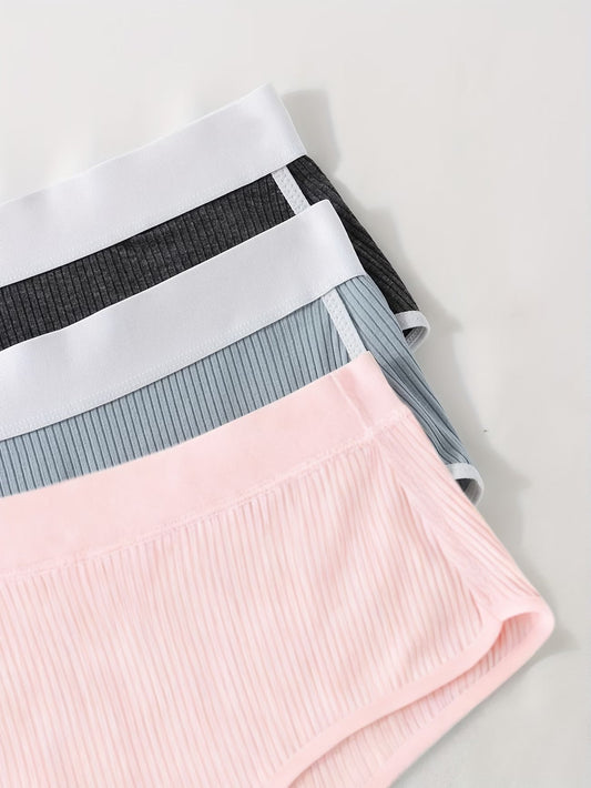 Ultra-Comfort Seamless Women Panties | Breathable Soft Stretch Mid-Waist Underwear for Everyday Wear( pack of 3 )