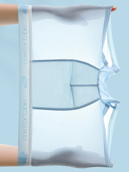 ZENVA™ Ice Silk Cooling Boxer Briefs – Ultra Breathable Mesh (PACK OF 5)