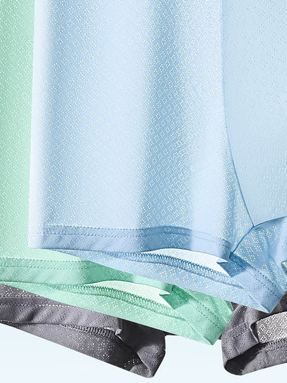 ZENVA™ Ice Silk Cooling Boxer Briefs – Ultra Breathable Mesh (PACK OF 5)