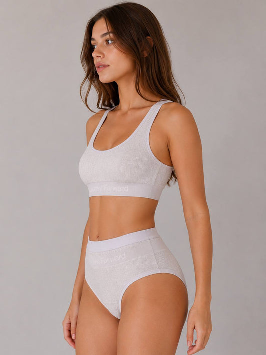 ZENVA AirSoft Ribbed High-Waist Briefs (PACK OF 3)