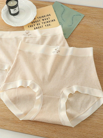 Women’s Seamless Ribbed Panty | Soft High Stretch Mid Waist Brief | Breathable Comfortable Everyday Innerwear(PACK OF 4)