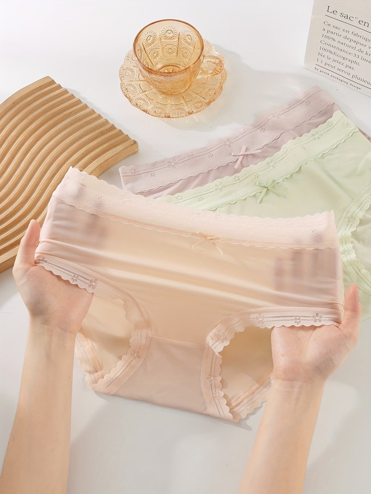 Ultra-Soft Pastel Cotton Panty Set (6 Pcs) – Everyday Comfort, Seamless Feel