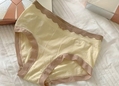 Women’s Seamless Cotton Bikini Panty | Soft Stretchable Mid Waist Brief | Breathable Comfortable Daily Wear Innerwear for Women(PACK OF 4)