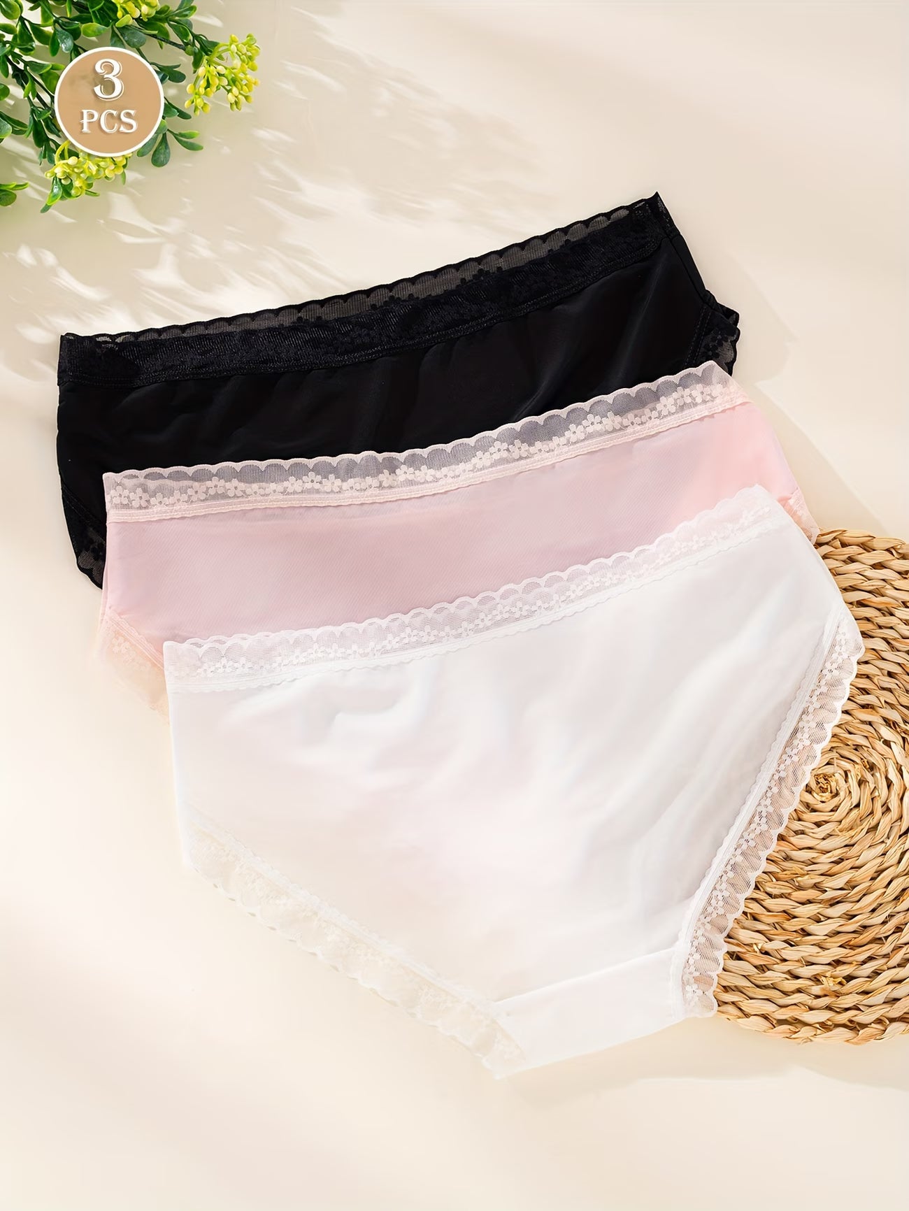 Luxury Women’s Seamless Underwear | Ultra-Soft Breathable Stretch Mid-Waist Panties for Daily Comfort( PACK OF 3 )