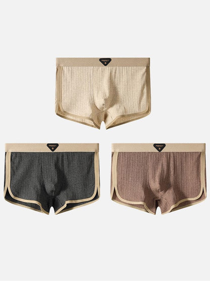 EliteFlex Luxe Boxer Briefs – Breathable Comfort, Sculpted Fit & 4-Way Stretch Performance (PACK OF 3)