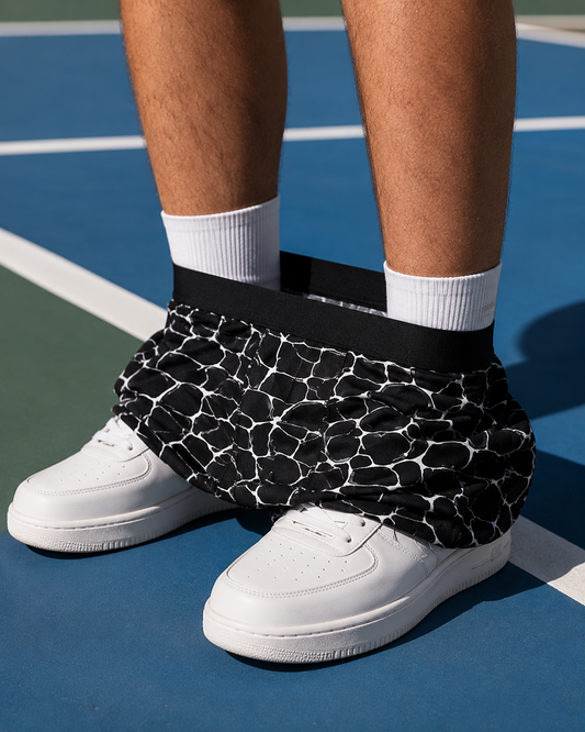 ZENVA Premium Black Stone Print Boxer Briefs (PACK OF 3)