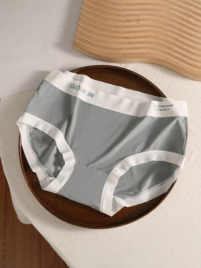 Luxury Seamless Women’s Underwear | Soft Breathable Stretch Mid-Waist Panties for Daily Comfort(PACK OF 3)