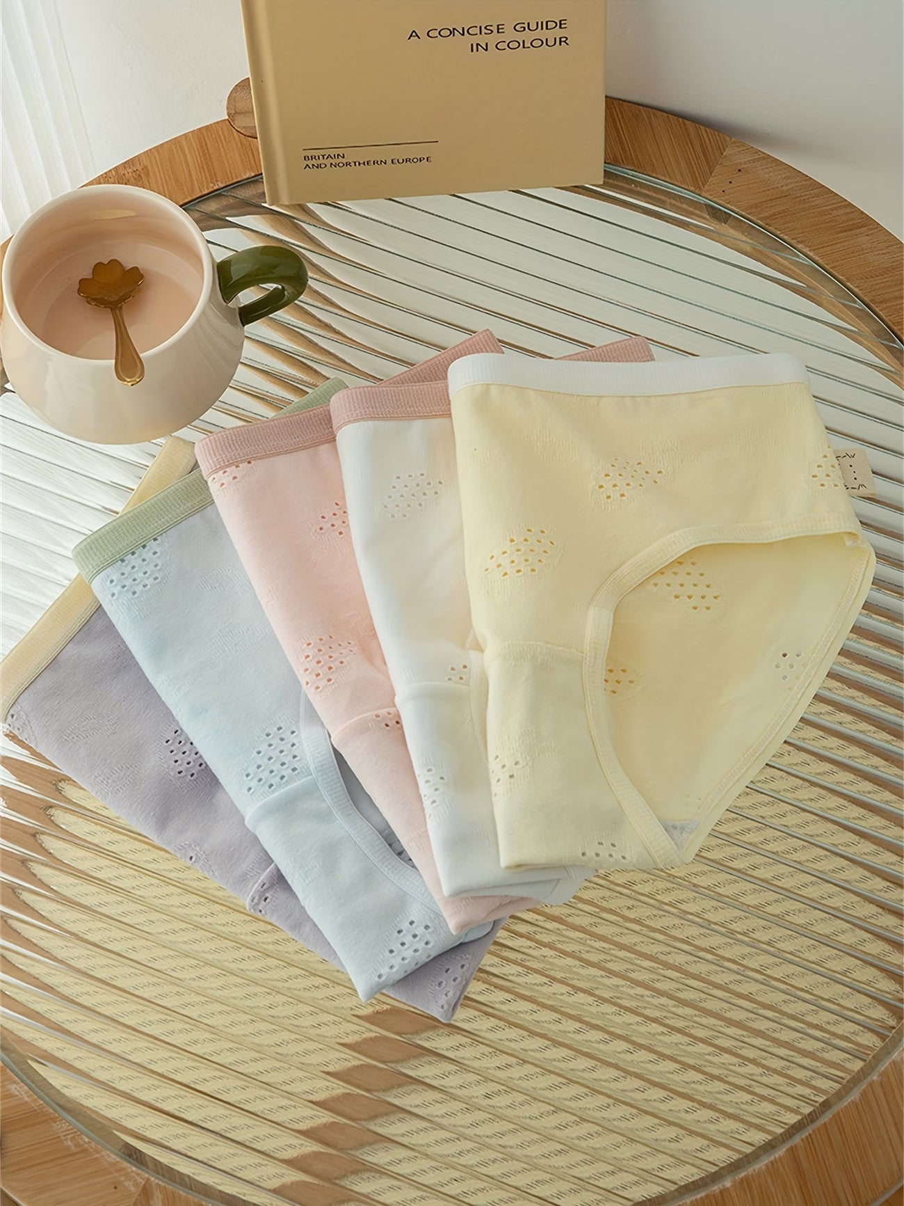Women’s Seamless Cotton Panty | Soft Mid Waist Everyday Brief | Stretchable Comfortable Innerwear for Women(PACK OF 5)