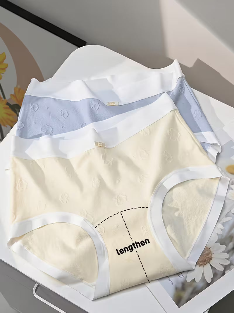 Women’s Cotton Stretch Mid-Waist Panties – Pack of 5 | Soft Printed Briefs | Full Coverage Everyday Underwear