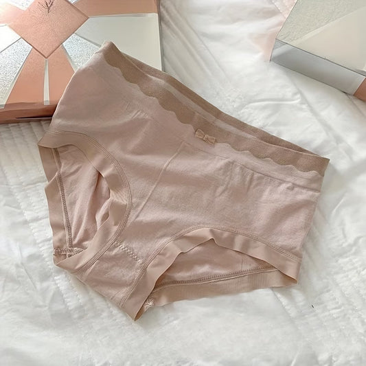 Women’s Seamless Cotton Bikini Panty | Soft Stretchable Mid Waist Brief | Breathable Comfortable Daily Wear Innerwear for Women(PACK OF 4)