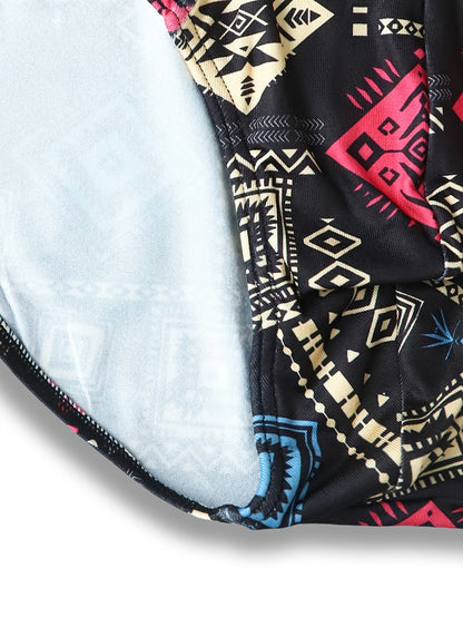 ZENVA Men’s Tribal Print Briefs – Breathable Stretch Comfort Innerwear (Pack of 5)