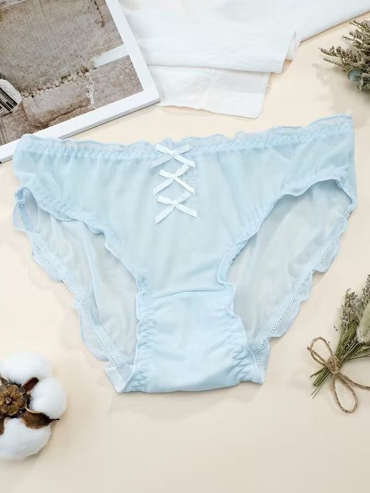 Soft Mesh Lace Panty – Ultra-Light Breathable Everyday Comfort (PACK OF 3)