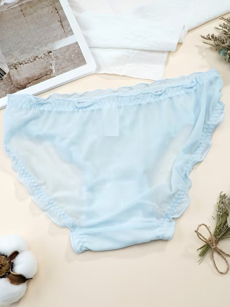 Soft Mesh Lace Panty – Ultra-Light Breathable Everyday Comfort (PACK OF 3)