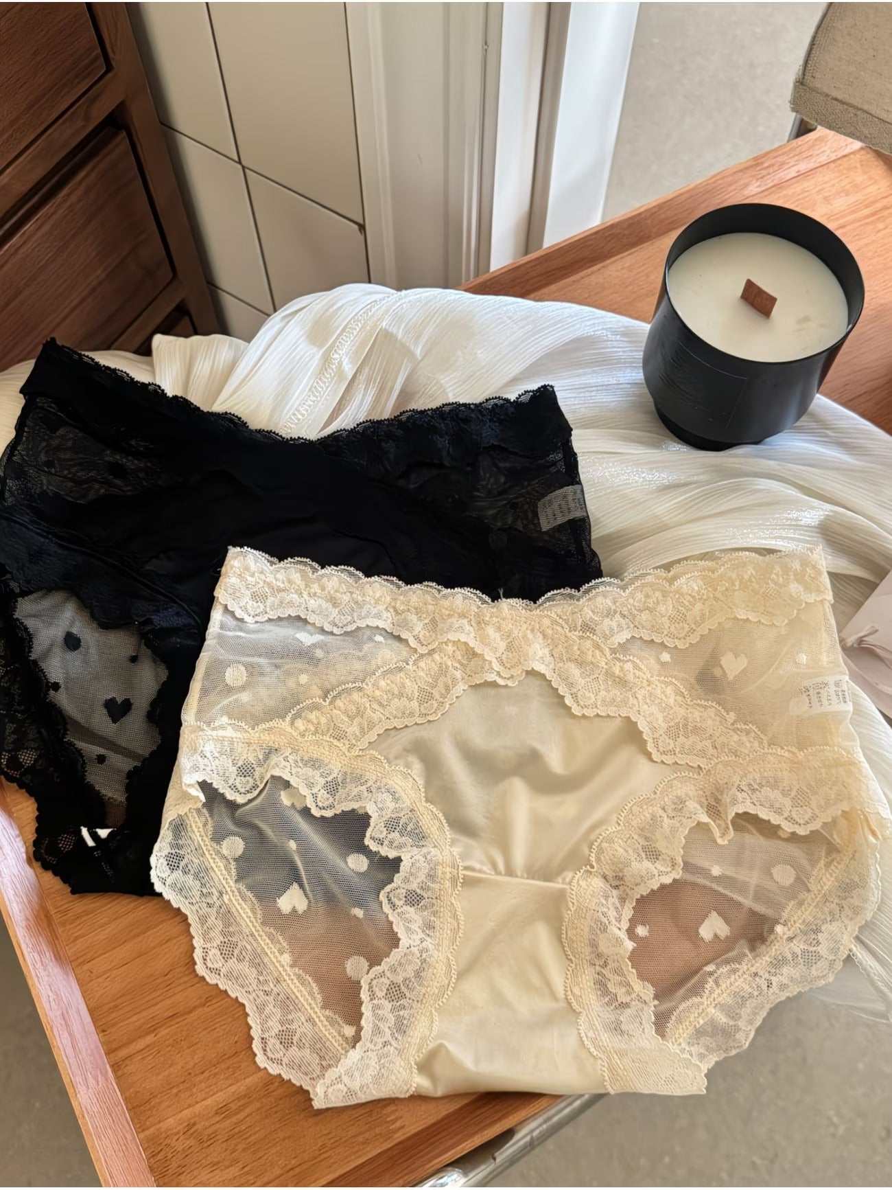 Luxe Lace Sheer Panties – Elegant Mesh | Silky Feel | Romantic Fit (PACK OF 3)