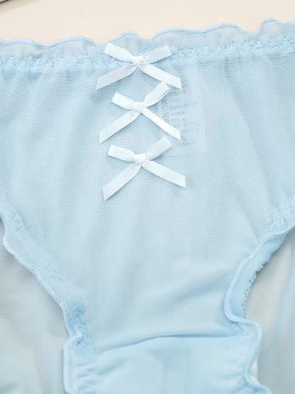 Soft Mesh Lace Panty – Ultra-Light Breathable Everyday Comfort (PACK OF 3)