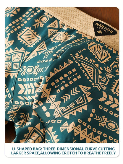 Cotton Tribal Boxer Briefs – Ultra Soft Breathable Comfort | Premium (3PCS Pack)