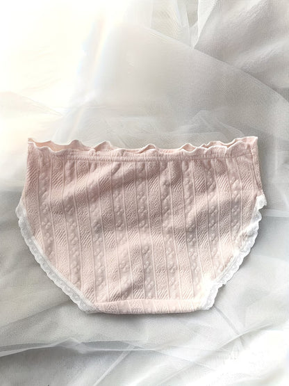 CloudSoft Cotton Comfort Panties – Ultra Breathable | Ribbed Stretch | All-Day Ease (PACK OF 5)