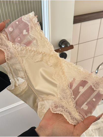 Luxe Lace Sheer Panties – Elegant Mesh | Silky Feel | Romantic Fit (PACK OF 3)