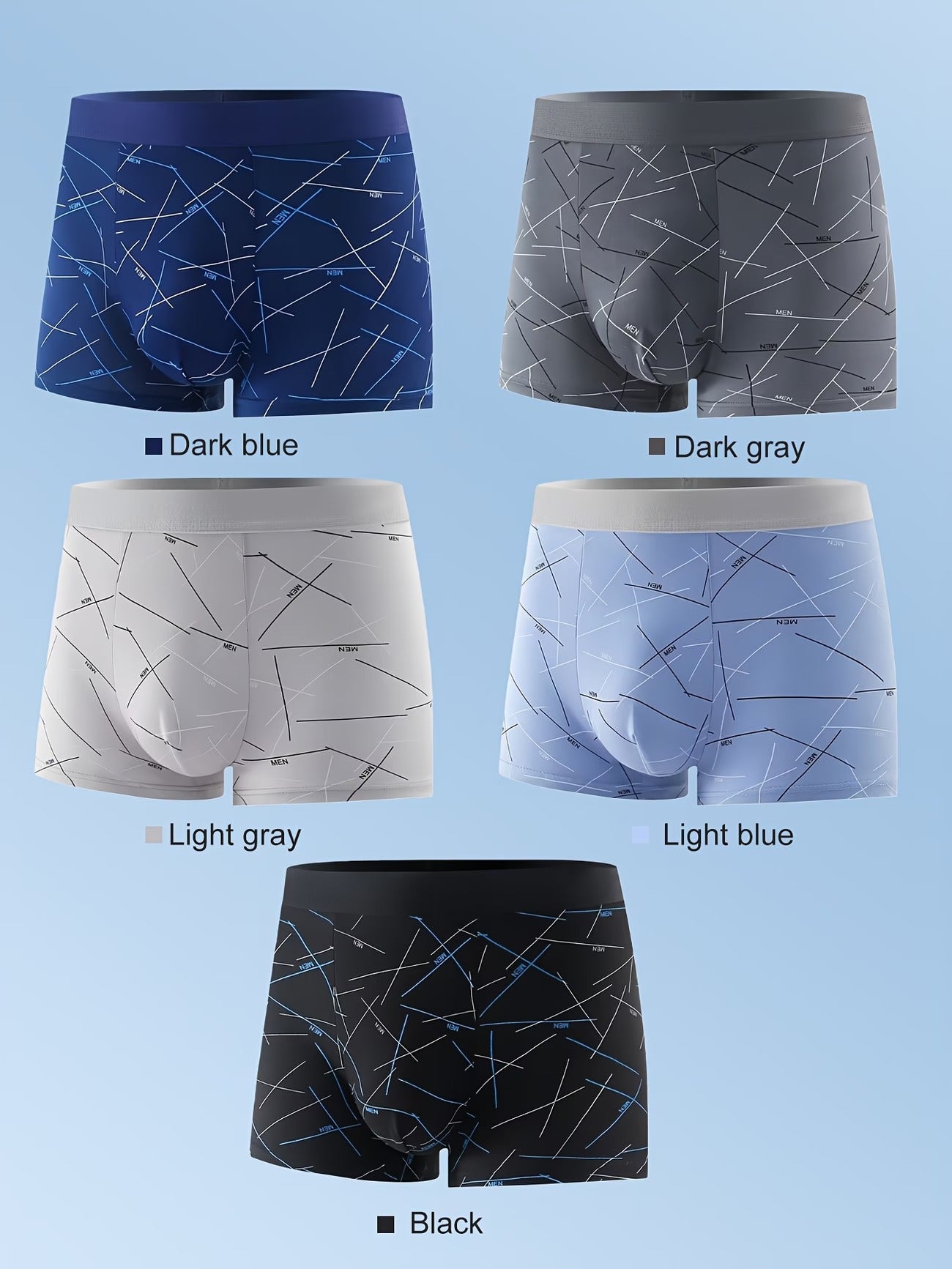 ZENVA™ Ice-Cool Quick-Dry Boxer Briefs – Ultra Stretch Comfort (Pack Of 4)