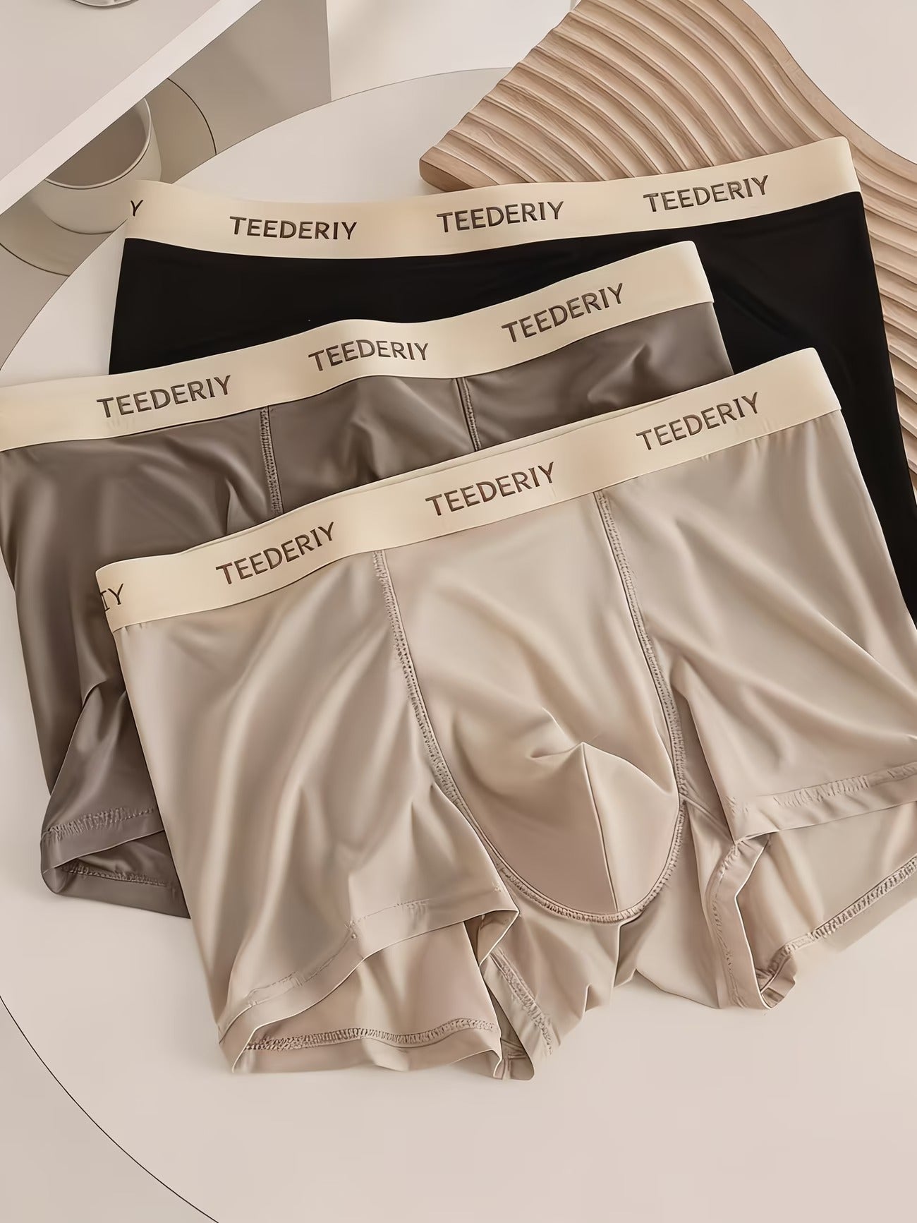 Essential Luxe Boxer Briefs – Ultra-Soft Stretch, Contour Fit & Everyday Premium Comfort (PACK OF 4)