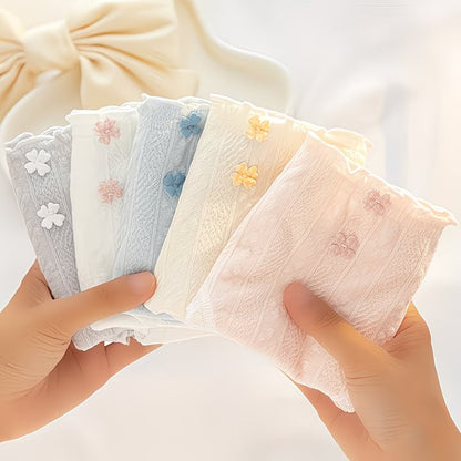 CloudSoft Cotton Comfort Panties – Ultra Breathable | Ribbed Stretch | All-Day Ease (PACK OF 5)