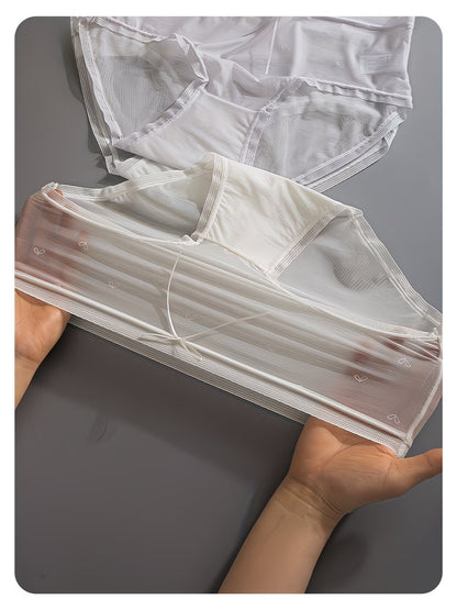 Sheer AirSilk Mesh Panties – Ultra-Breathable, Feather-Light Stretch & Invisible Comfort (5 PCS Pack)