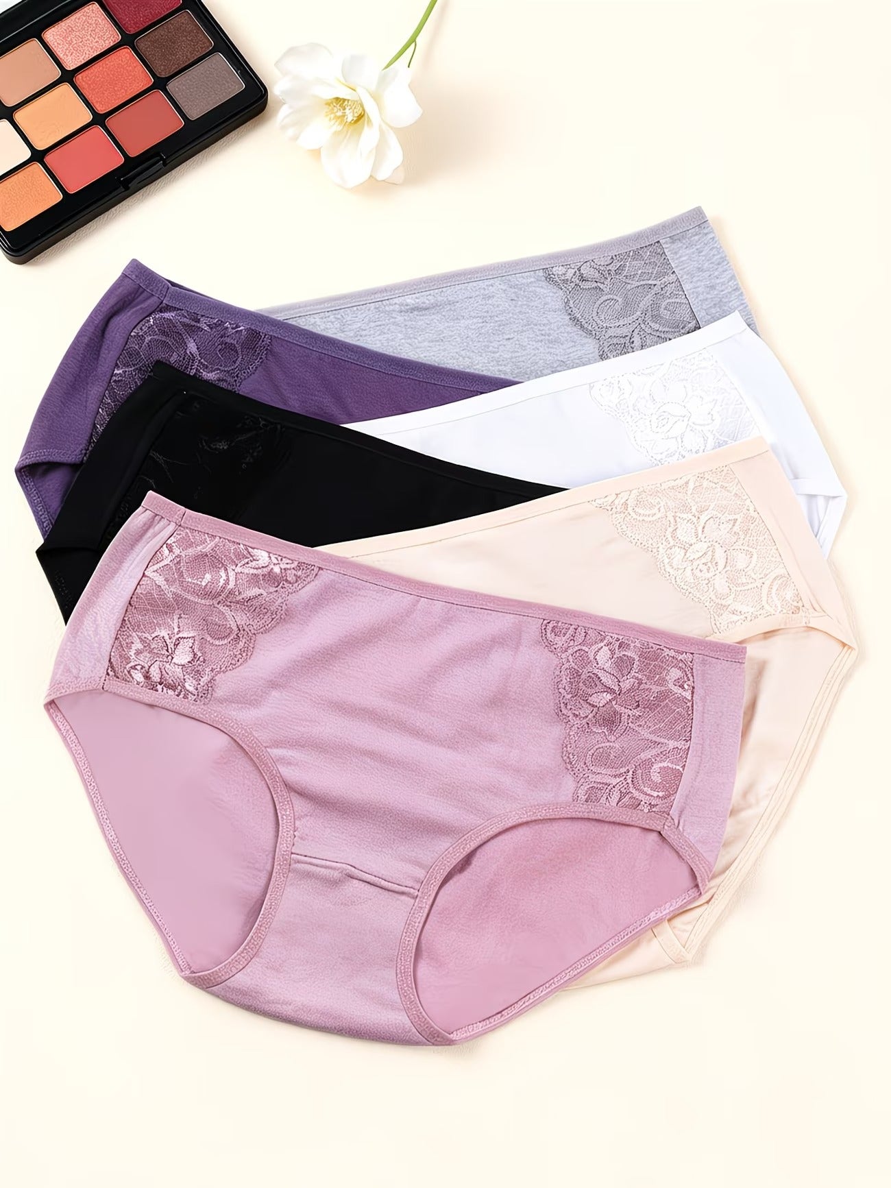 Everyday Luxe Lace Cotton Panty (Pack of 6) – Soft, Breathable & Elegant Fit