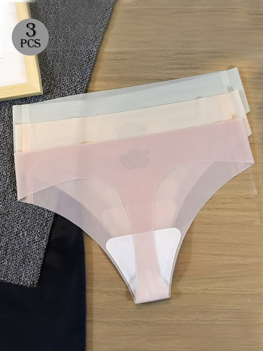 AirSkin Seamless Panties – Ultra-Thin Invisible Comfort | Breathable Stretch (3 PCS Pack)