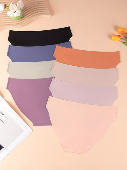 CloudFit Seamless Panties – Ultra Breathable Comfort Stretch | Invisible No-Show Daily Wear (Pack OF 6)