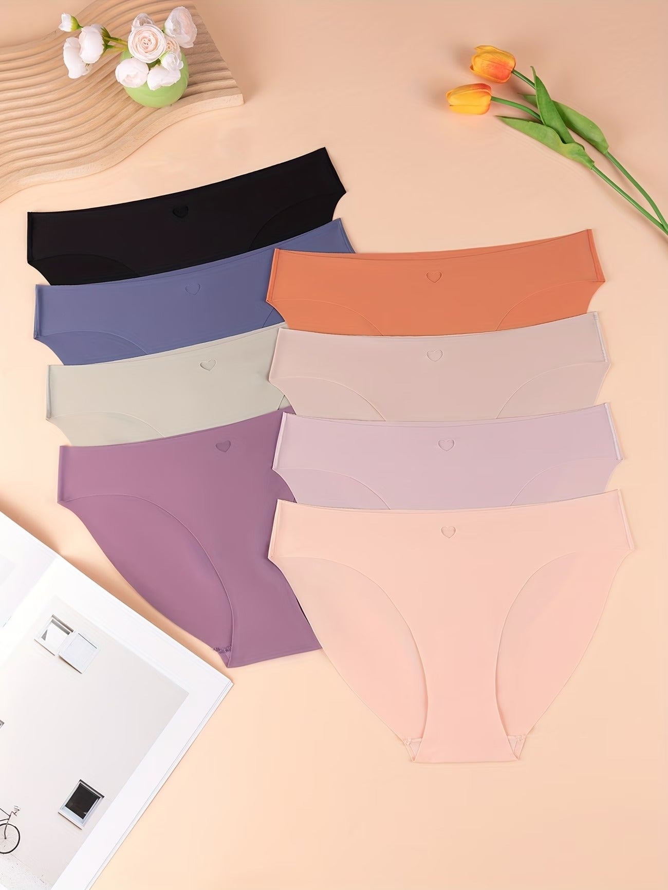 CloudFit Seamless Panties – Ultra Breathable Comfort Stretch | Invisible No-Show Daily Wear (Pack OF 6)