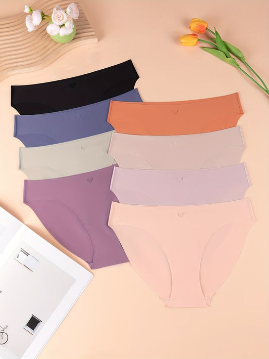 CloudFit Seamless Panties – Ultra Breathable Comfort Stretch | Invisible No-Show Daily Wear (Pack OF 6)