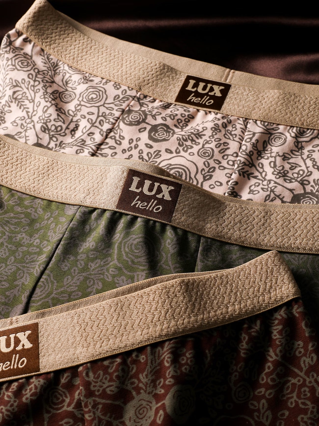 LuxePattern Boxer Briefs – Breathable Comfort, 4-Way Stretch & Signature All-Day Support (PACK OF 3)