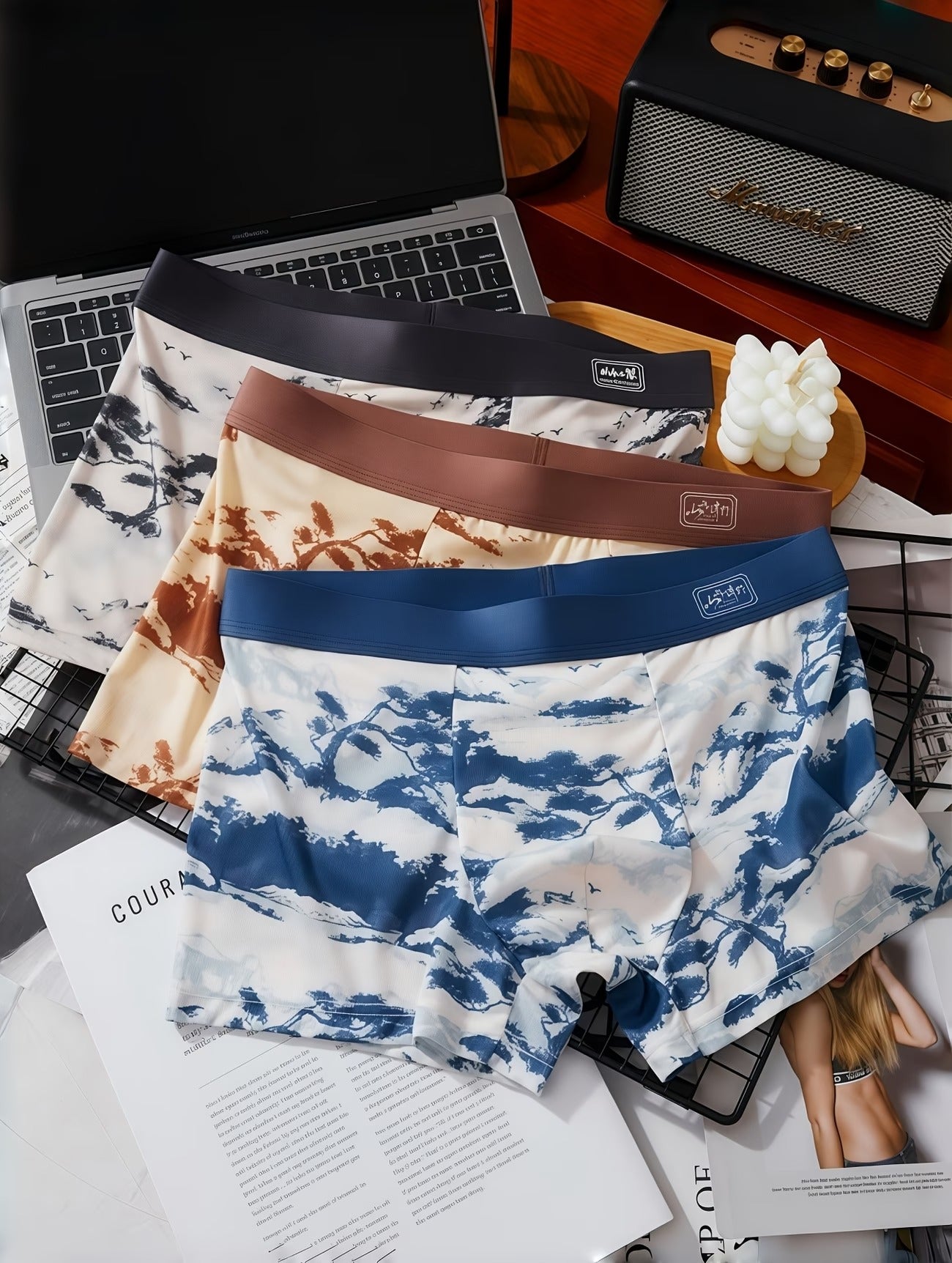 AirFlow Luxe Boxer Briefs – Ultra-Breathable Soft Stretch Premium Comfort Wear (PACK OF 3)