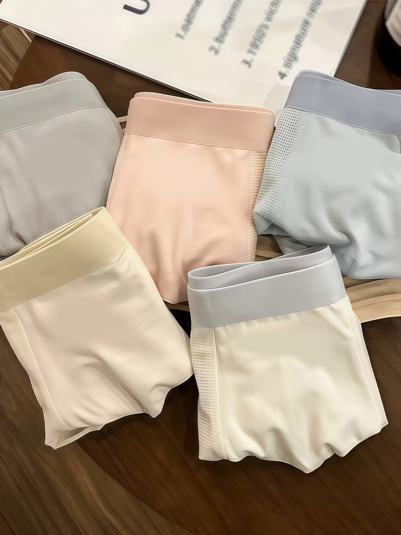 ZENVA™ Seamless Ice Silk Boxer Briefs – Breathable Mesh Luxury Comfort (PACK OF 5)