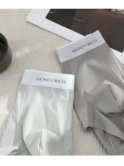 MoneyRich SilkFlex Boxer Briefs – Ultra-Smooth Comfort, Breathable Cooling & Premium Stretch Fit (PACK OF 4)
