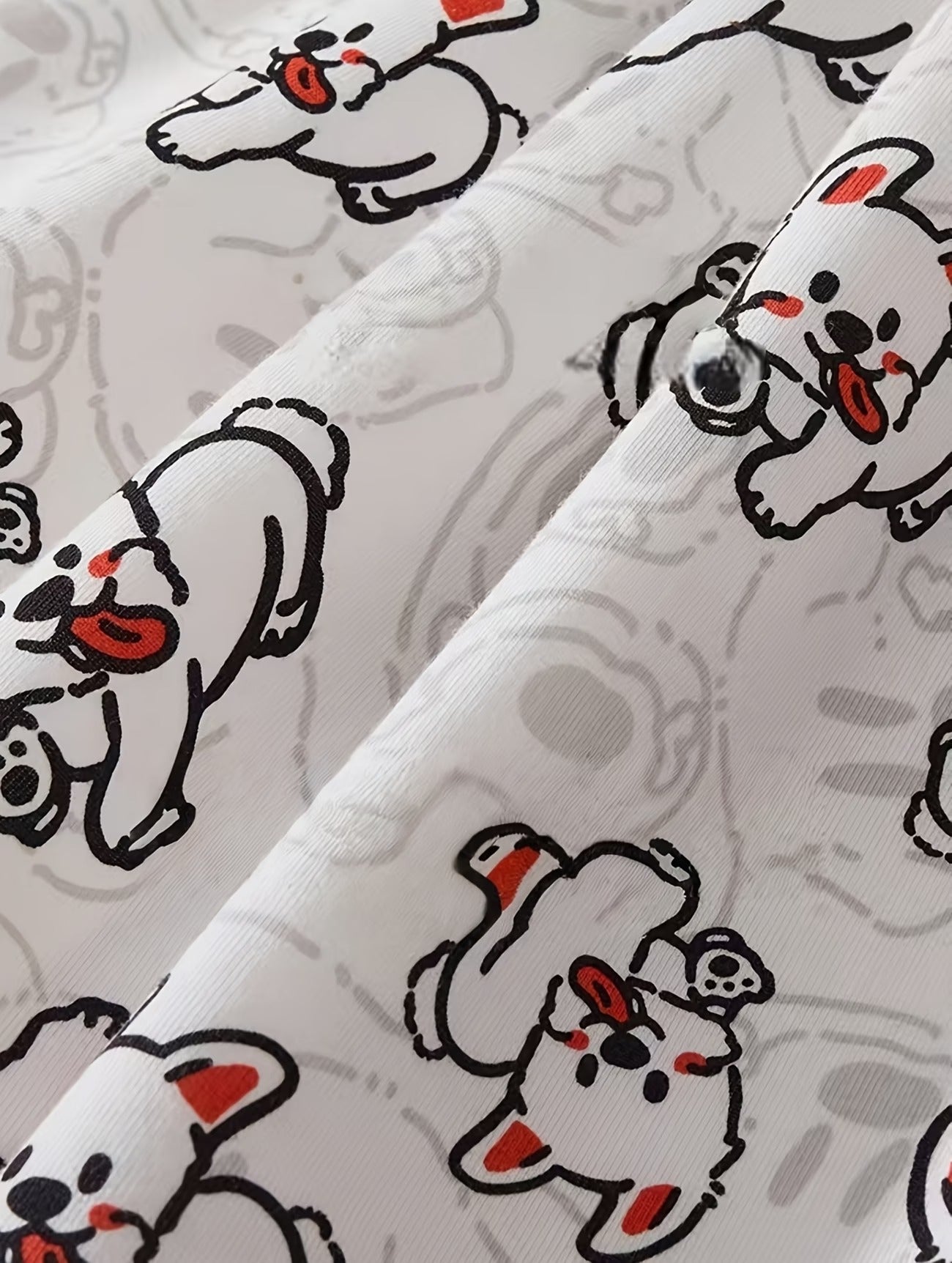 Cute Cartoon Print Boxer Briefs – Soft Stretch Breathable Everyday Comfort (Pack of 3)