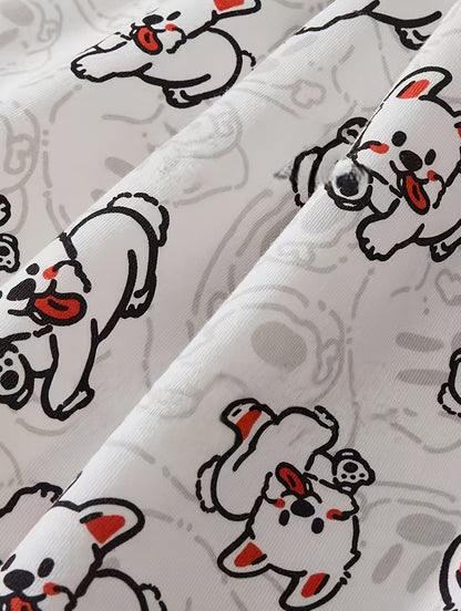 Cute Cartoon Print Boxer Briefs – Soft Stretch Breathable Everyday Comfort (Pack of 3)
