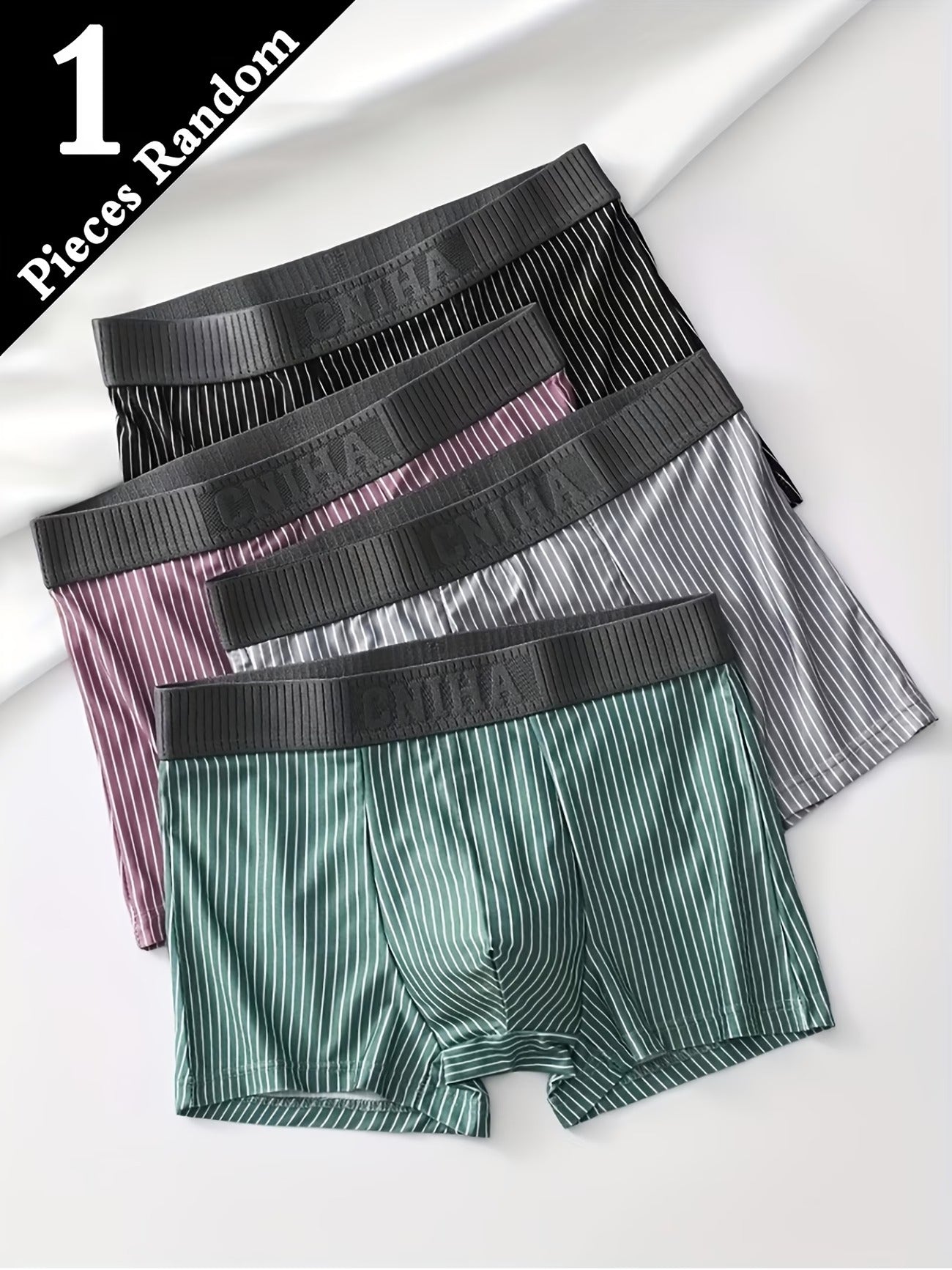 UltraSoft Striped Boxer Briefs – Breathable Stretch Comfort Everyday Innerwear (PACK OF 4)