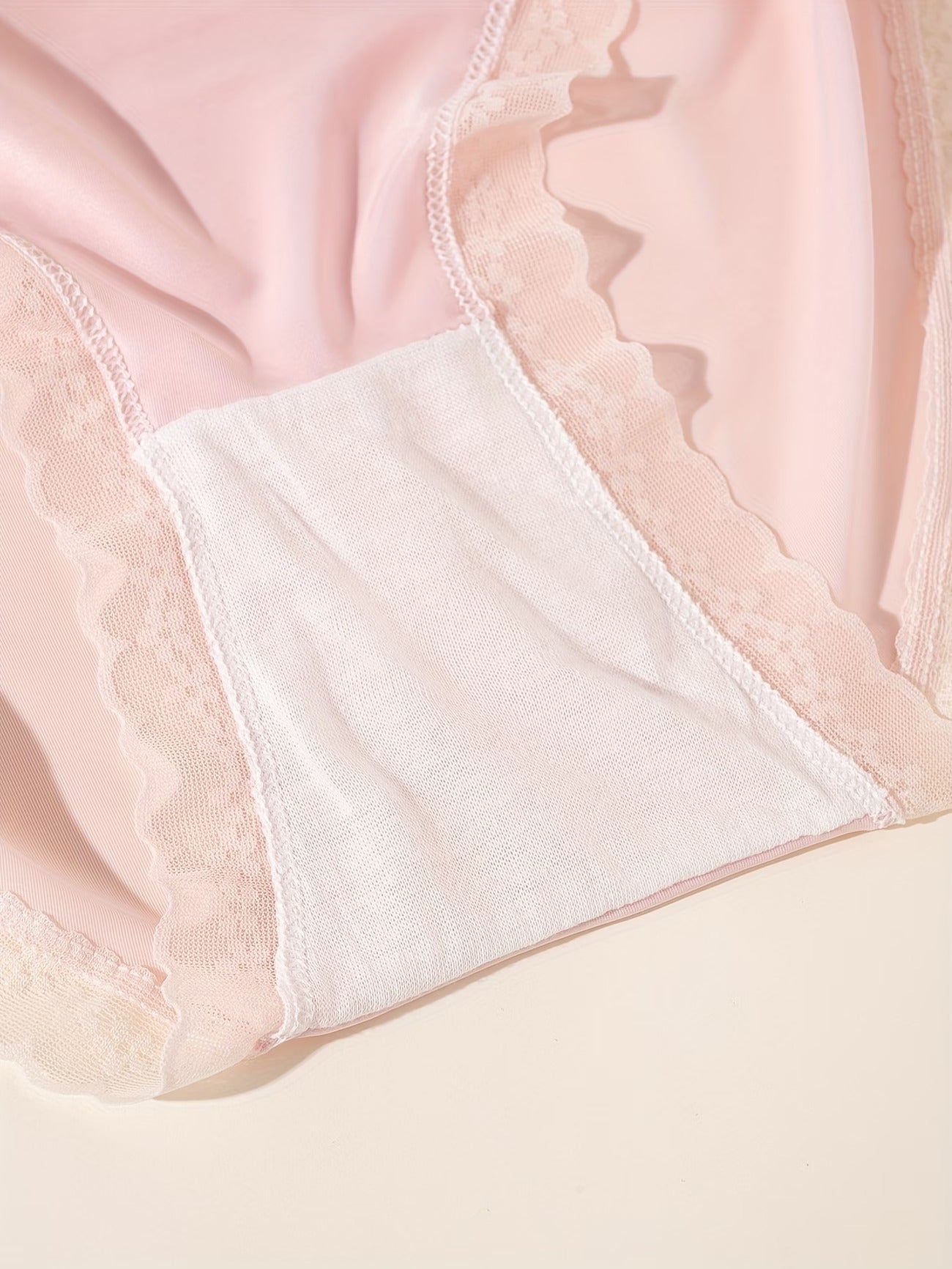 Luxe Lace AirFit Panties – Soft Breathable Mesh, Stretch Comfort & Elegant Everyday Fit (3 PCS Pack)