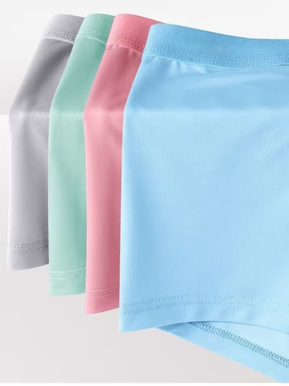 ZENVA™ Breathable Ice Silk Boxers – All-Day Fresh Comfort (Pack of 5)