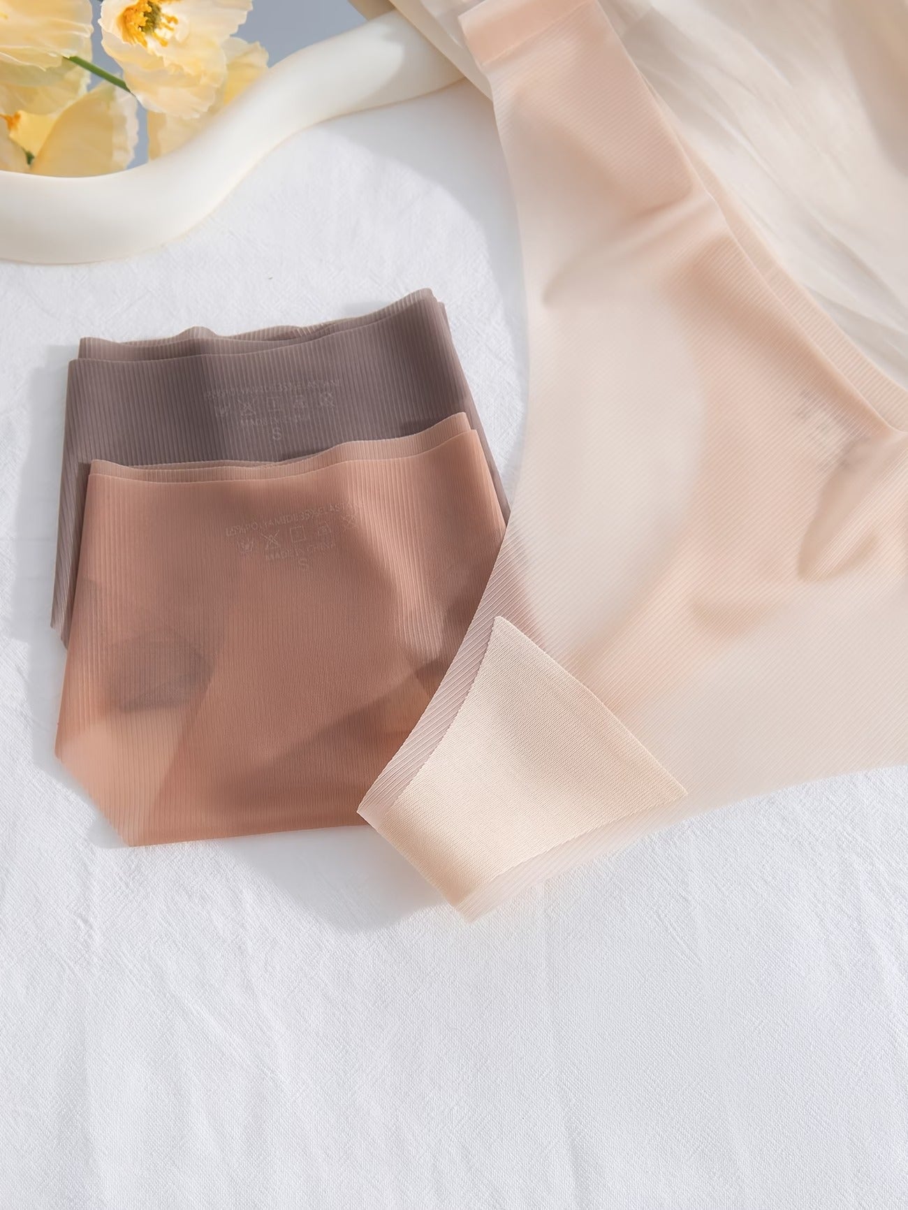 AirSkin Seamless Thong Panties – Ultra Invisible | Second-Skin Feel (4 PCS Pack)