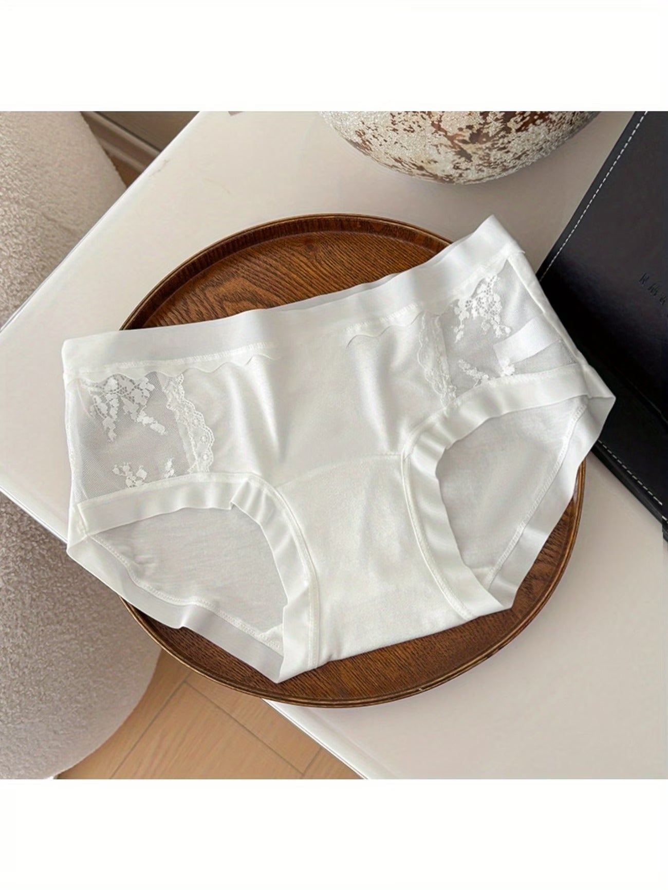Ultra-Soft Lace Mesh Panties (5 PCS Set) – Breathable, Stretch Comfort, Everyday Luxury