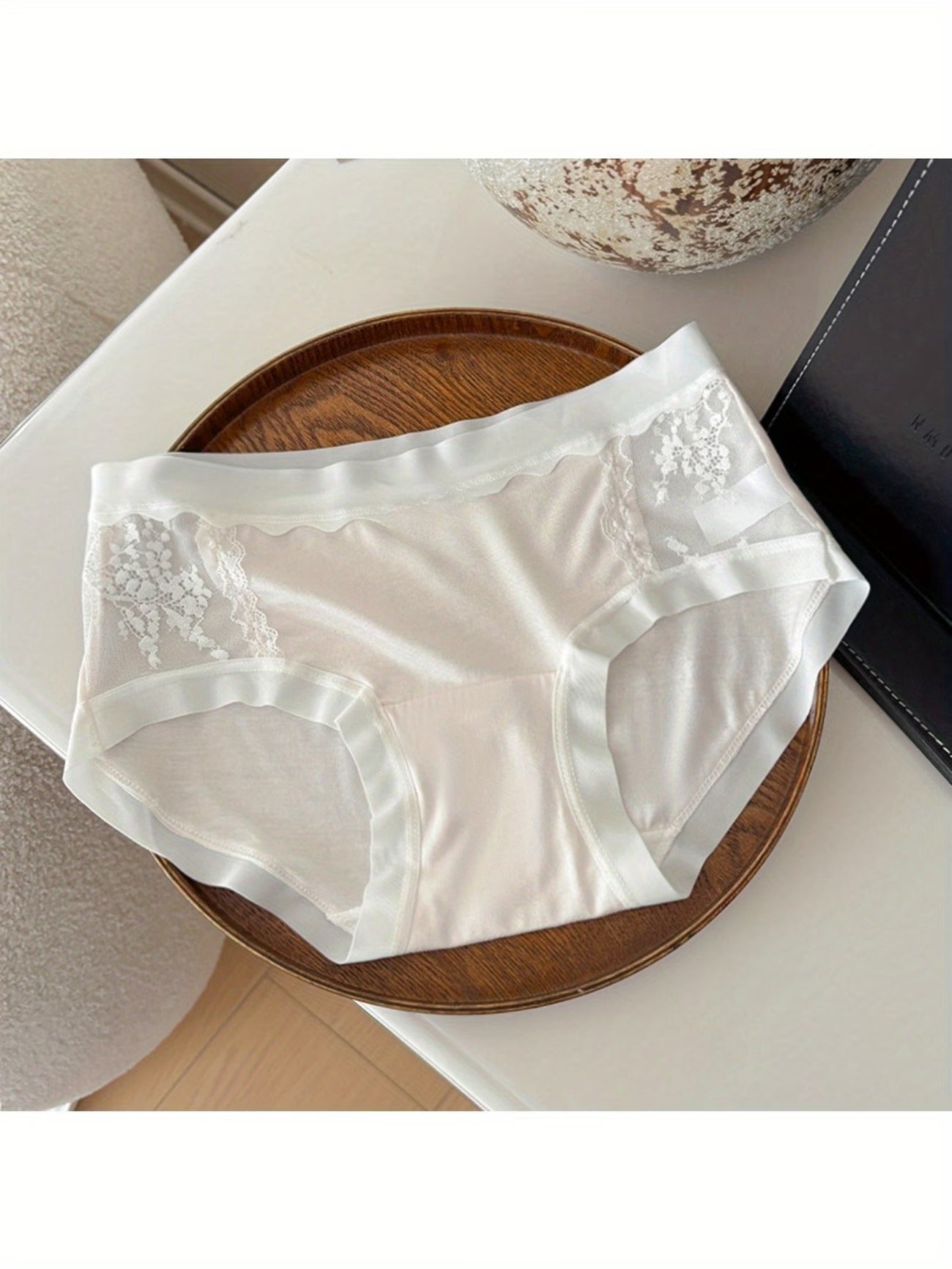Ultra-Soft Lace Mesh Panties (5 PCS Set) – Breathable, Stretch Comfort, Everyday Luxury
