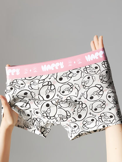 HappyPaws Boxer Briefs – Ultra-Soft Breathable Stretch Cute Print Comfort Wear (PACK OF 3)